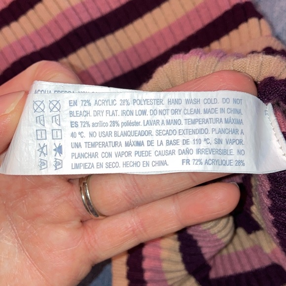 Forever 21 Pink and Purple Ribbed Short Sleeve Tee - Picture 6 of 9